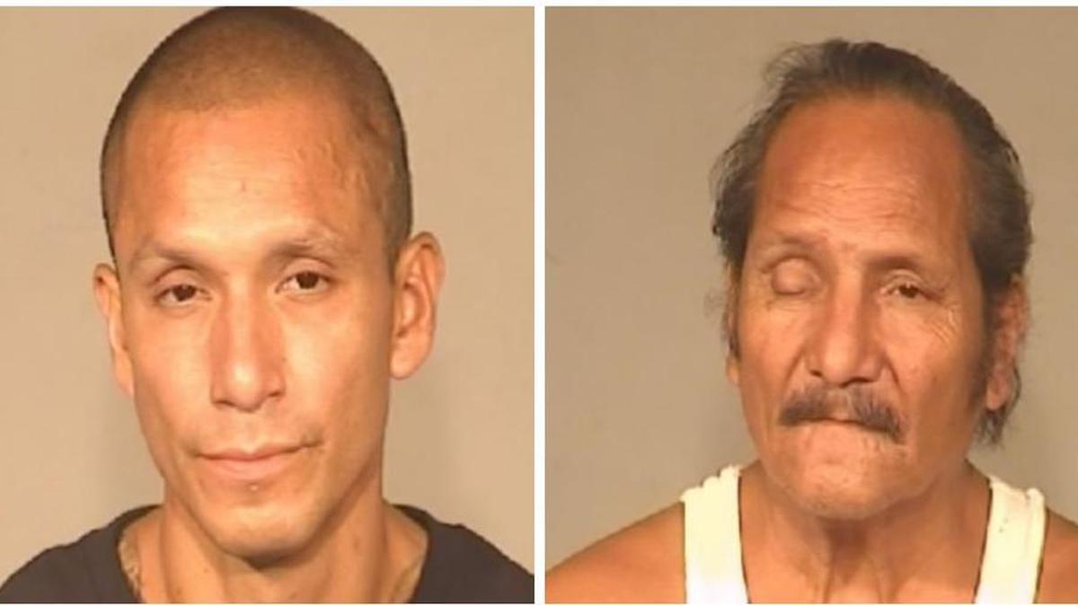Mario Baltazar, 39, and his father, Francisco Baltazar, 62, were arrested Sunday, July 24, 2017. Both are gang members, police say.