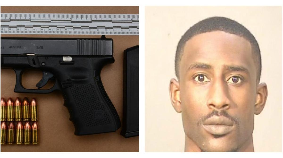 Rashad Tremain Jones, 28, was arrested Friday, Feb. 2, 2018 after a 911 caller reported he had a weapon.