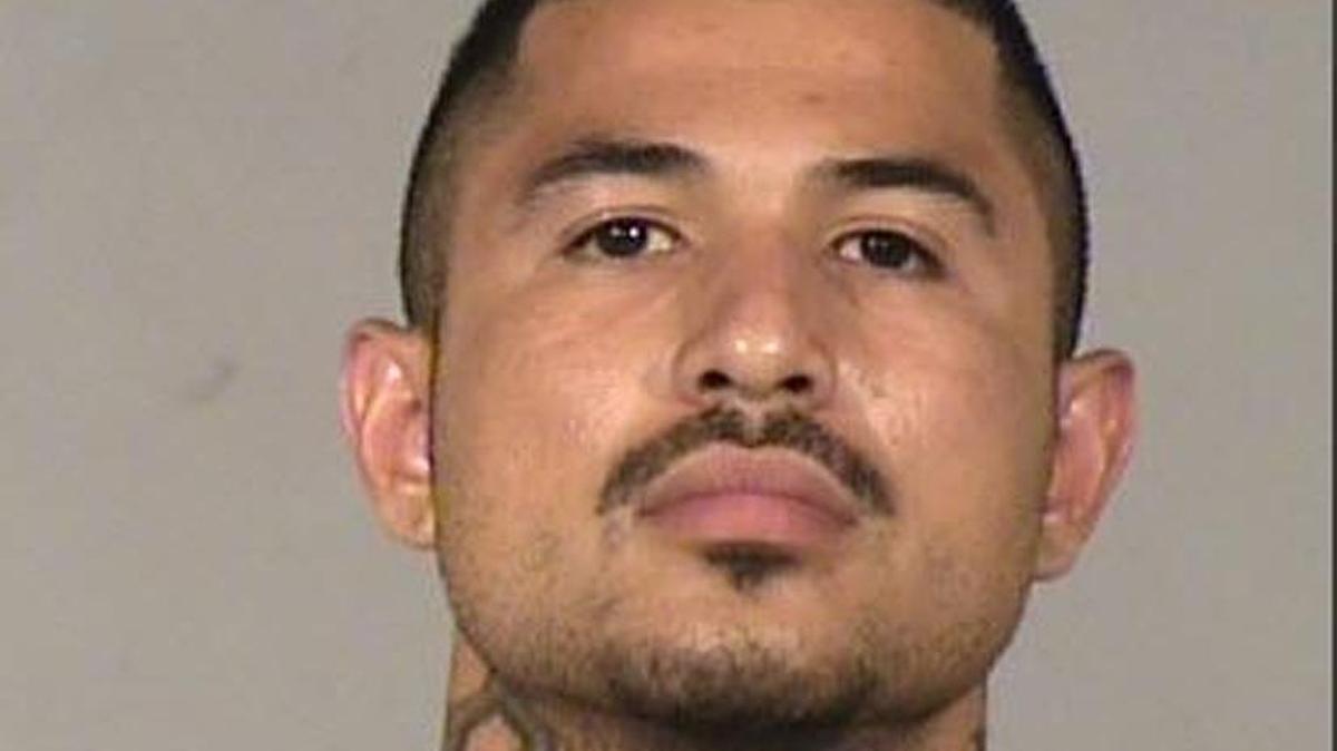 Jesse Sandoval, 26, was arrested near Church and Chestnut avenues on Monday, May 17, 2017, after police found a loaded handgun inside a diaper bag and drugs in the SUV he was riding in.