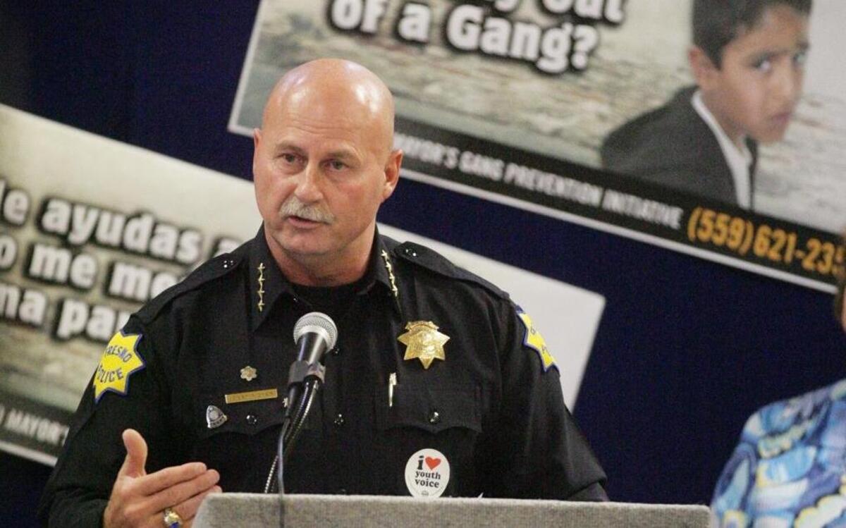 Fresno Police Chief Jerry Dyer in 2013 announced a media campaign to help keep kids from joining gangs. A proposed city law would now bar gang members from harassing residents of neighborhoods within 1,000 feet of schools.