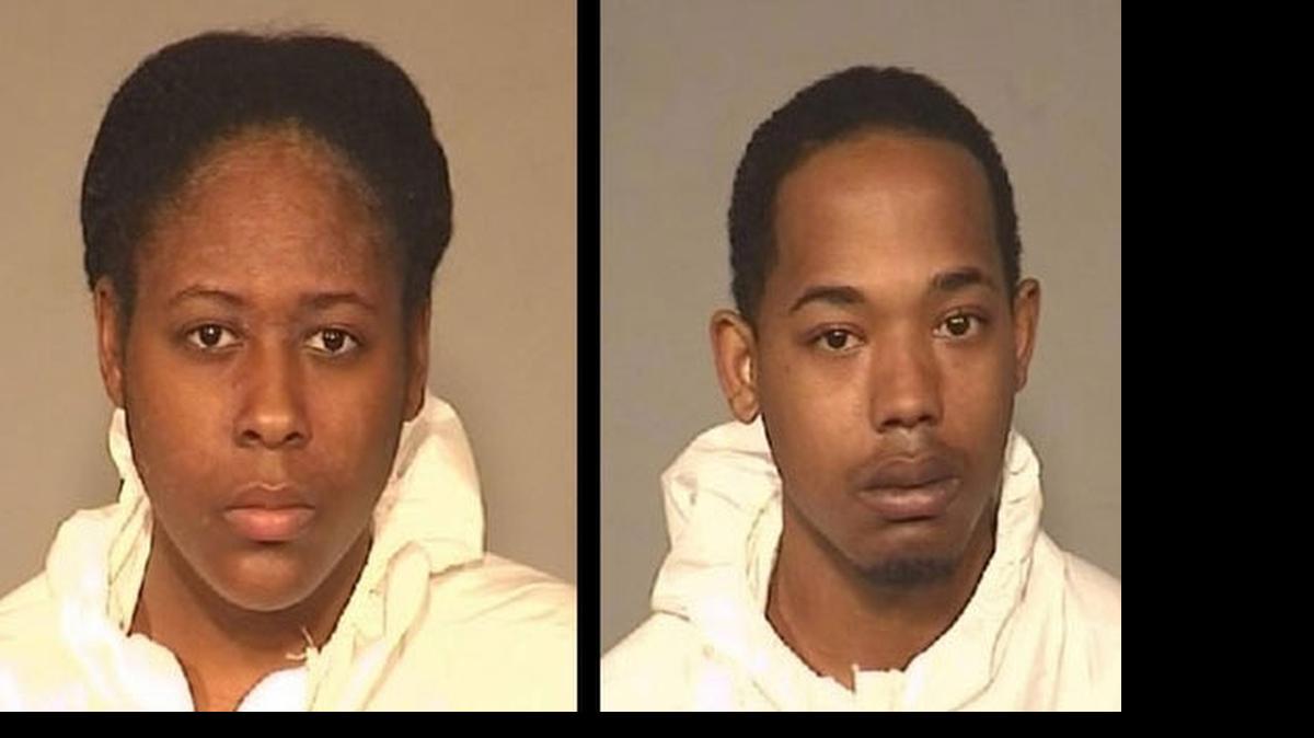
Moneesha Camp, 24, left, and live-in boyfriend Donald Nelson, 27, are suspects in the beating death of his son, Zion Nelson, 3.
