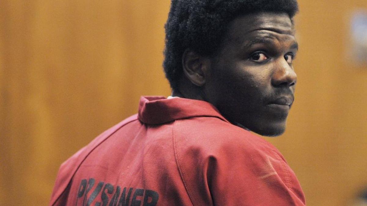 Fresno gang member Brian Cooks, 24, sits in court during a break in his preliminary hearing as detectives offer testimony Thursday, Jan. 7, 2015 in Fresno County Superior Court.
