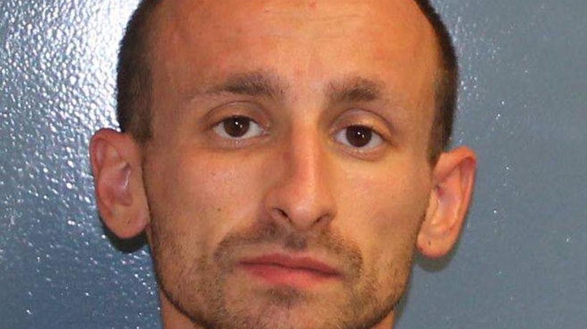 Christopher Peterson, suspect in Visalia church fire and three church burglaries.