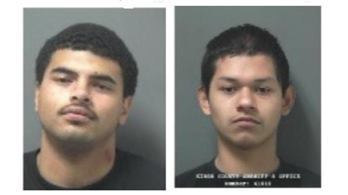 From left, Nicholas Saldana and Anthony Alvarez