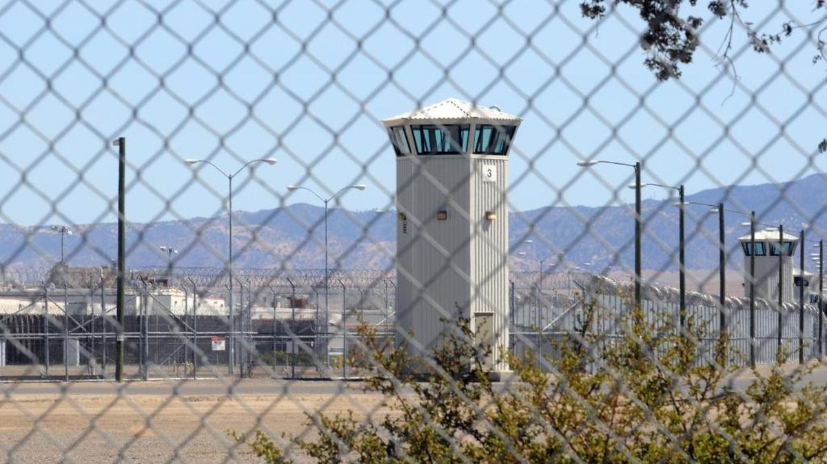 Pleasant Valley State Prison is seen in 2016. A sergeant guard at the Coalinga facility was arrested after officials found him in possession of fentanyl and other narcotics.