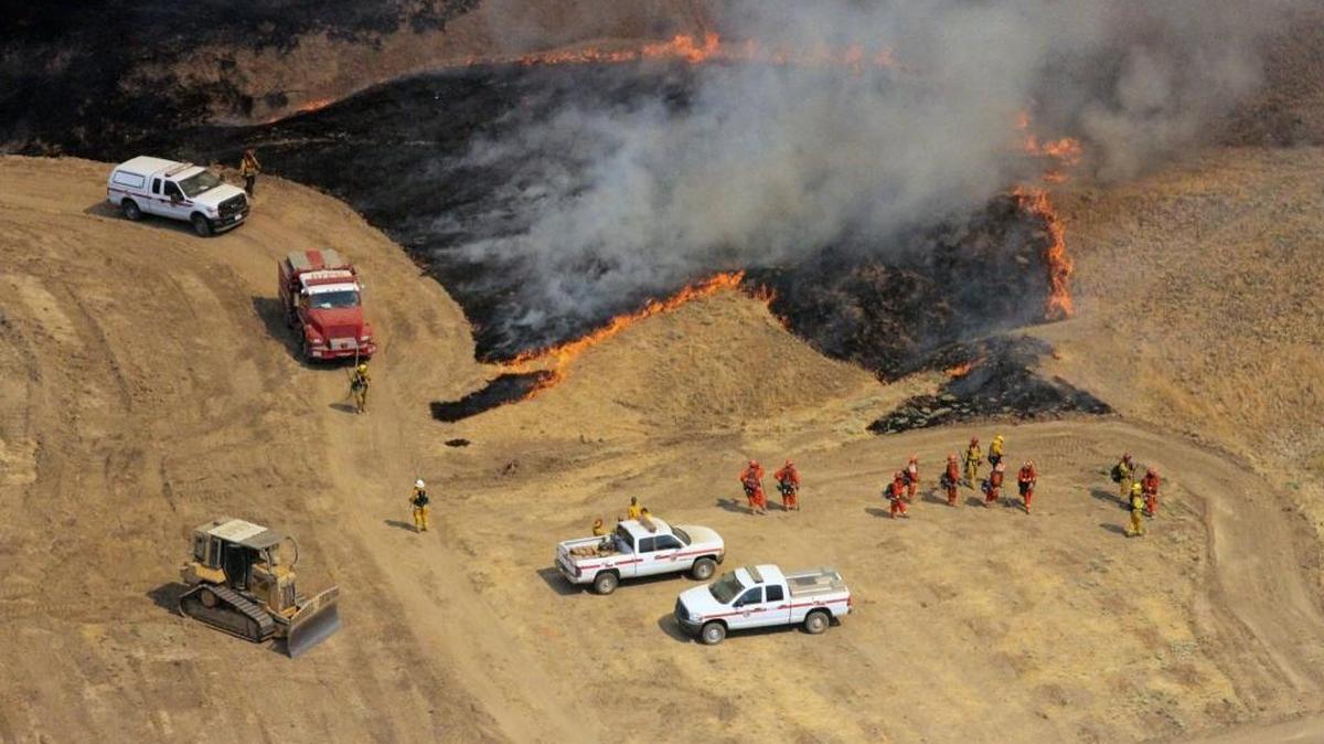The Garza fire started July 9, 2017 near Avenal and has burned more than 48,000 acres but was at 68 percent containment as of early Saturday night, July 15, 2017.