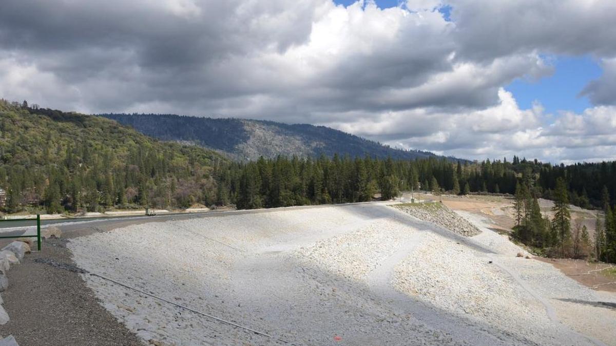 Crane Valley Dam at Bass Lake is among seven dams in eastern Fresno County that are under state orders to have a reinspection of their flood-control spillways following the Oroville Dam crisis.