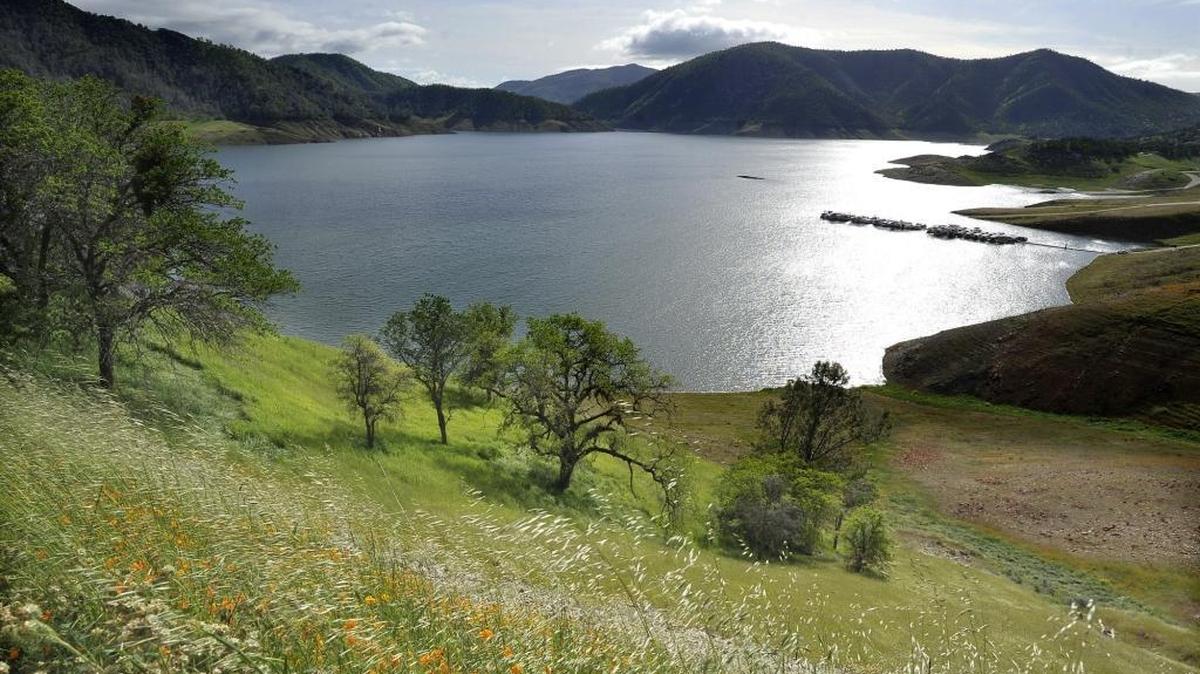 Pine Flat Reservoir in March 2016.