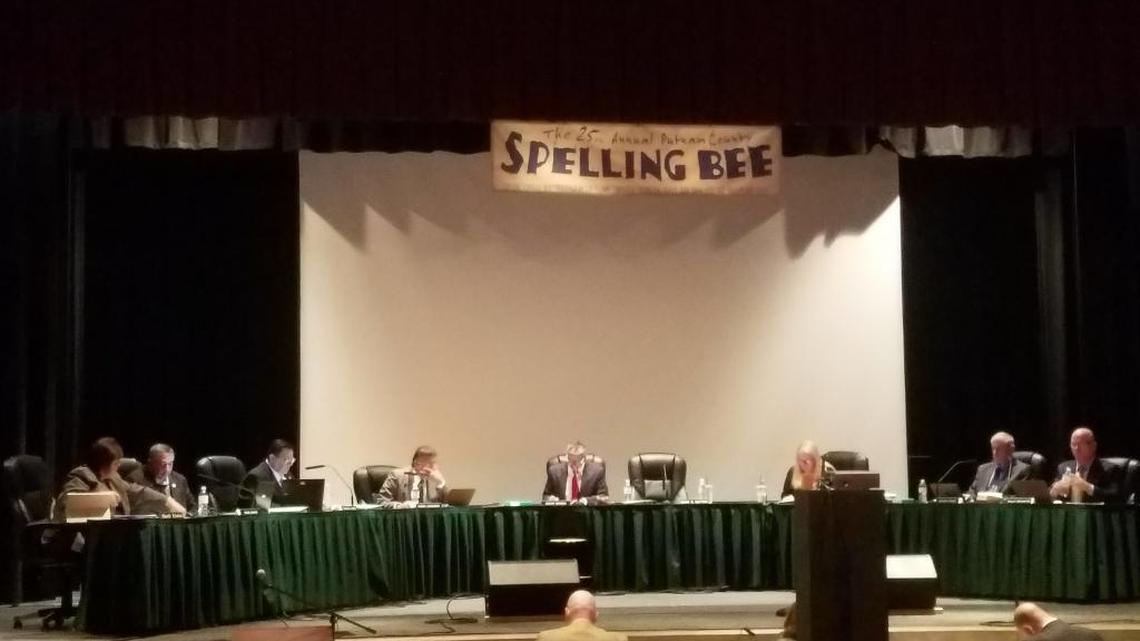 Central Unified superintendent Mark Sutton’s chair was empty Tuesday, Feb. 27, 2018, as the board announced its decision to terminate his contract, effective immediately.