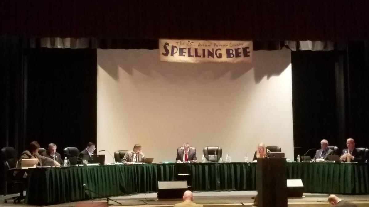Central Unified superintendent Mark Sutton’s chair was empty Tuesday, Feb. 27, 2018, as the board announced its decision to terminate his contract, effective immediately.