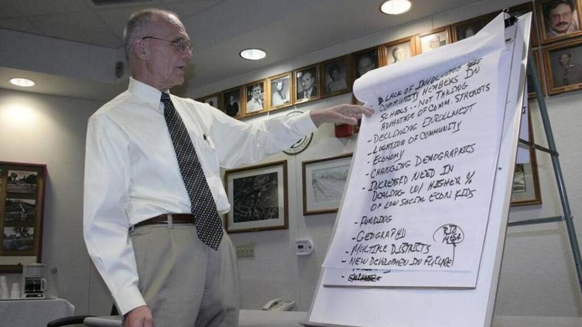 Terry Bradley, seen doing work for Yosemite Unified School District in 2012. On June 13, 2016, it was announced that Bradley, the former Clovis Unified School District superintendent and a popular Fresno-area education consultant, was censured and fined by the U.S. Securities and Exchange Commission for allegedly sharing five school districts’ private information with an advisory company while it was negotiating for the districts’ contracts.