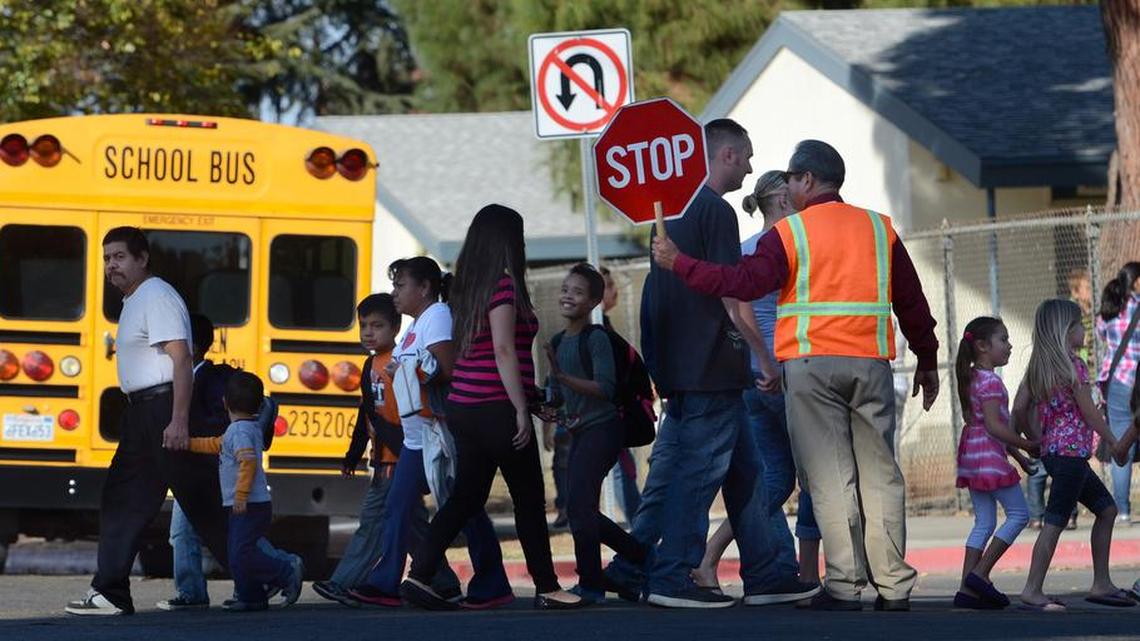 A parent confronted a teacher at Pyle Elementary School in Fresno, California, yelling at the teacher during class while another person blocked the door. The teacher’s union is calling for an investigation. (Bee file photo)
