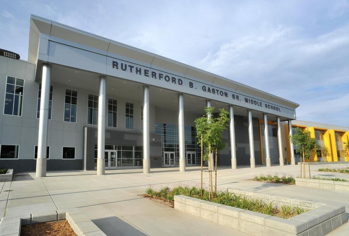 Gaston Middle School in the Fresno Unified School District.