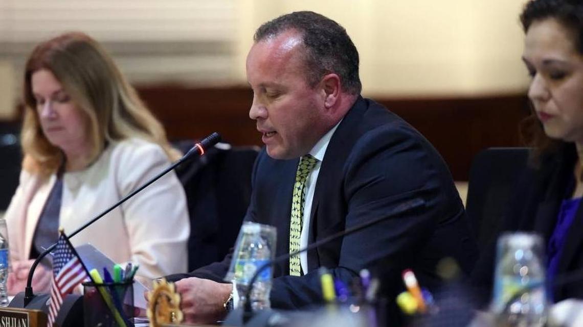 Fresno Unified trustee Carol Mills, left, board president Brooke Ashjian and trustee Claudia Cazares, shown during a January 2017 meeting, outlined goals for the school district on Thursday, March 30, 2017, for the upcoming school year that includes student discipline, career tech and community engagement.