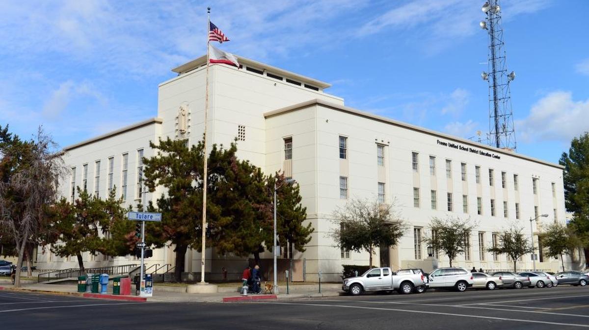 The Fresno Unified School District office building in downtown Fresno. A lawsuit filed against Fresno Unified alleges that the district is responsible for the sexual assault of a 6-year-old girl during recess – and the perpetrators were her fellow first-grade classmates.