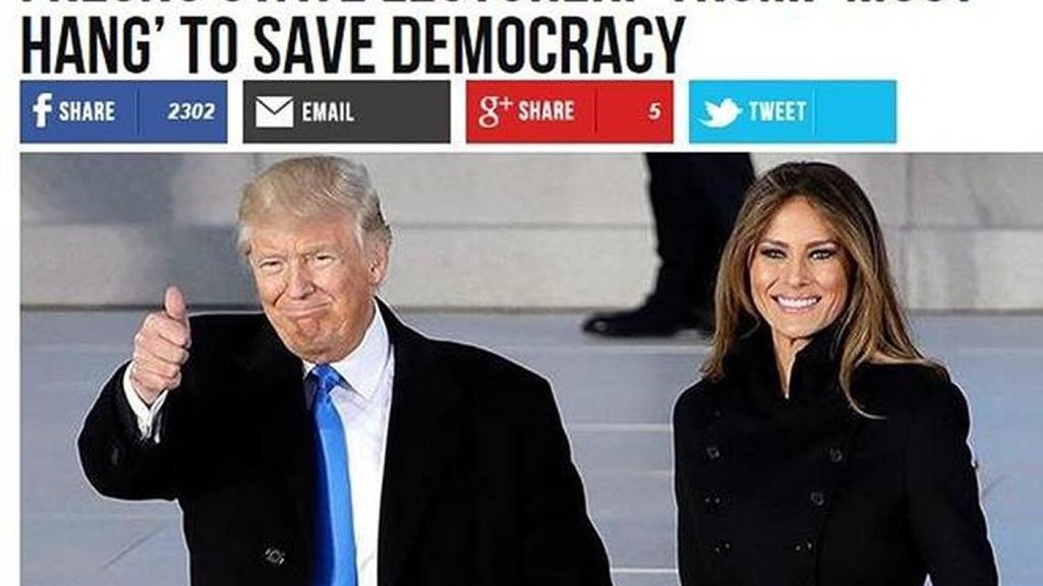 A headline on an April 8 Breitbart News article singles out a Fresno State professor for a comment made on Twitter about President Donald Trump.