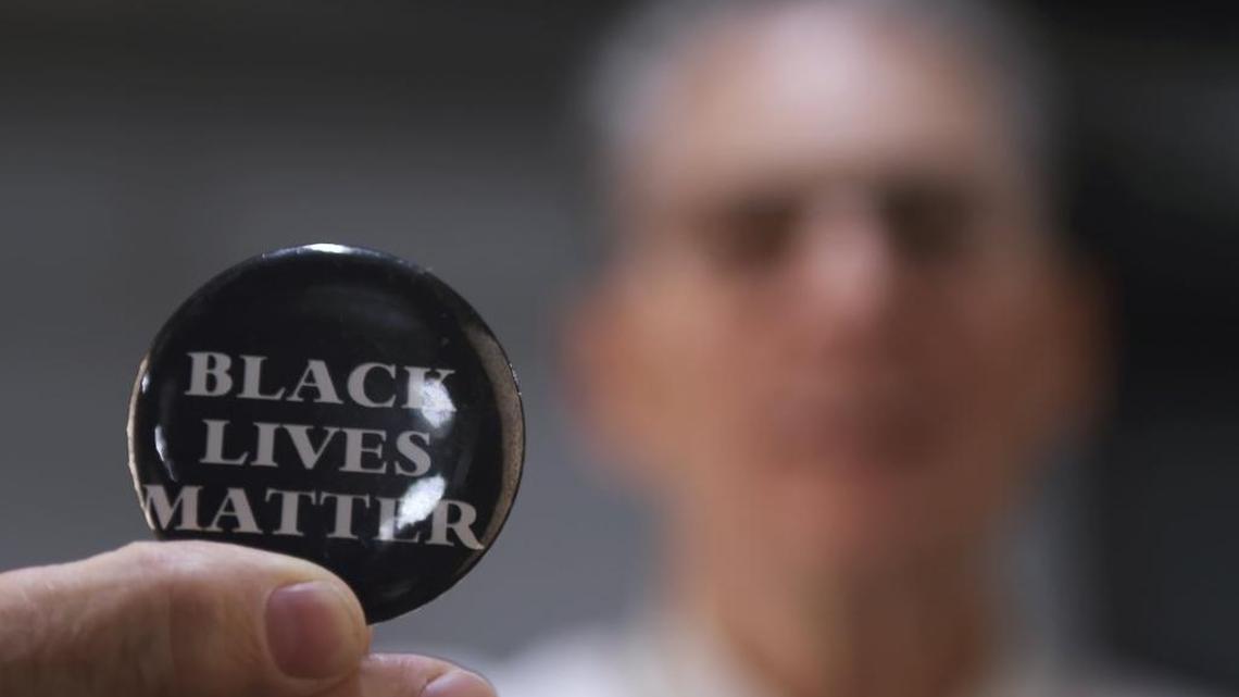 David Roberts is a substitute teacher for Clovis Unified School District who says he is no longer allowed to work at Clovis West High because he wore a Black Lives Matter pin to class.