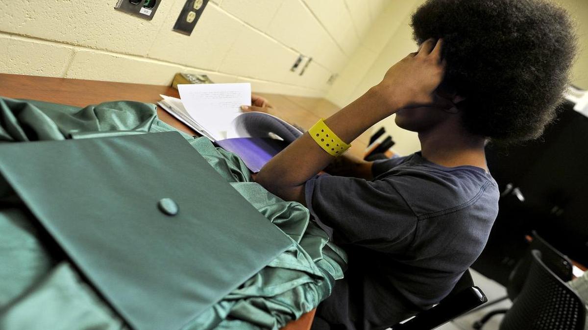 
Chance, incarcerated at the Juvenile Justice Campus, is graduating from high school on May 29. The 16-year-old has a lot of dreams even though he’s made mistakes along the way. He hopes to become a writer someday.
