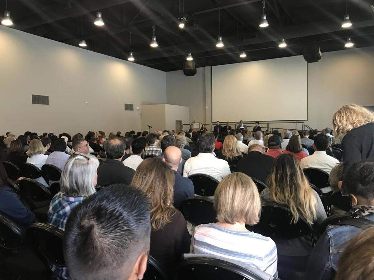 Faculty and students at Fresno State turn out to hear President Joseph Castro discuss the controversy involving English professor Randa Jarrar.