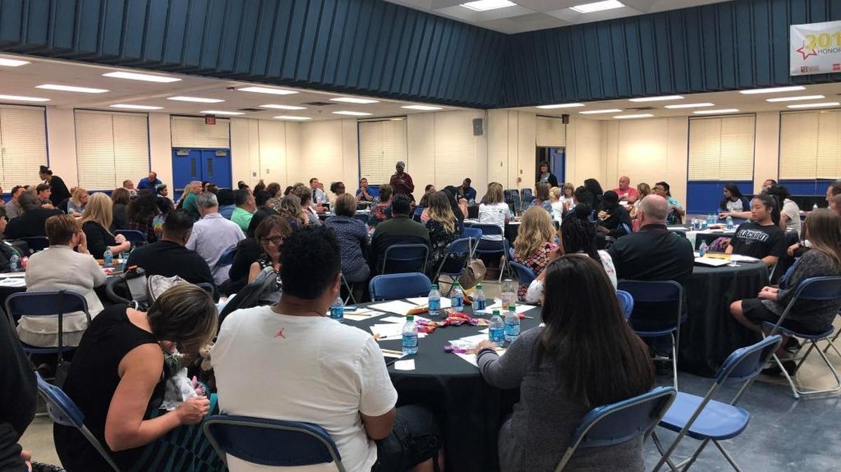 Nearly 200 members of the community showed up for the Clovis High area community meeting on Thursday, Oct. 5, to discuss how Clovis Unified School District will handle the concerns of parents after racially demeaning messages were exchanged by students in the district.