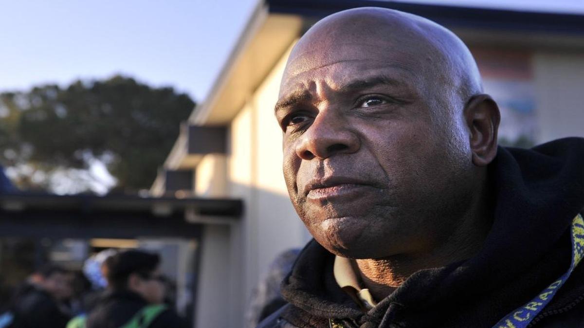 Mike Haynes is a campus safety assistant working at Ahwahnee Middle School in Fresno, Calif. Photographed Friday, December 18, 2015. As a product of the Fresno Unified School District himself, Haynes would like to see changes made to address the new school dynamic.