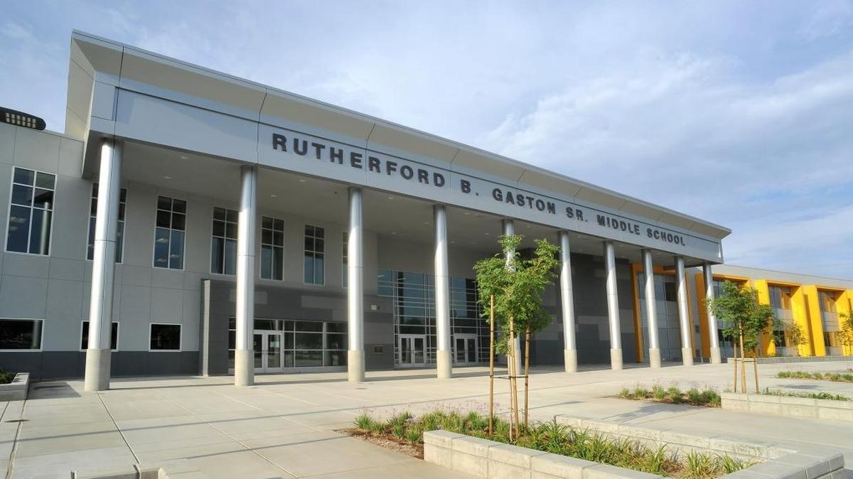 
Gaston Middle School has been at the center of a controversy involving a leaseback construction deal.
