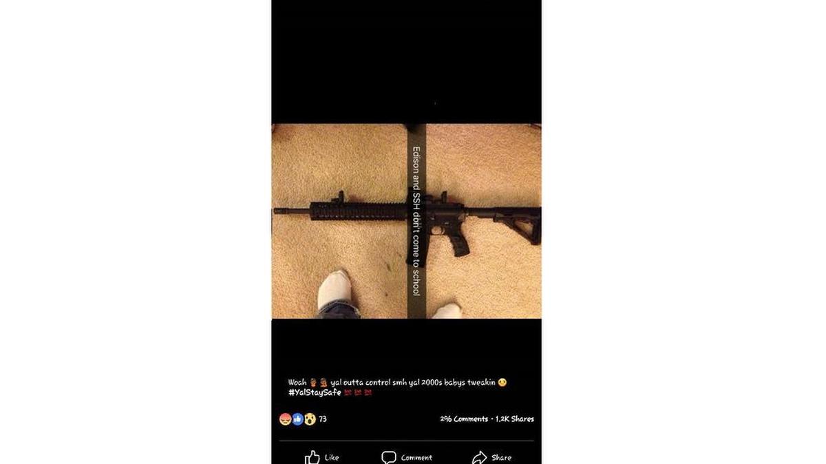 This image was shared online, making threats to Edison and Sunnyside high schools