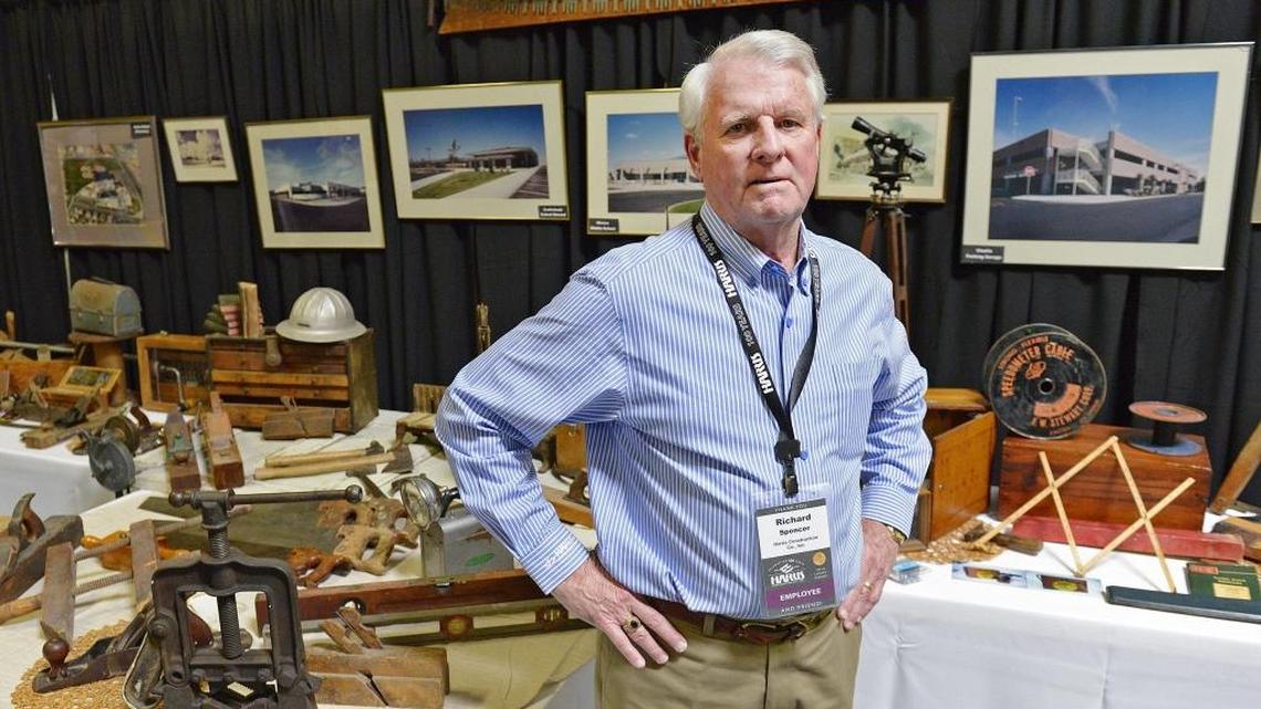 Richard Spencer is seen in the museum at the Harris Construction headquarters in a file photograph. The Fresno developer and contractor was one of the Fresno area’s top campaign contributors this year.