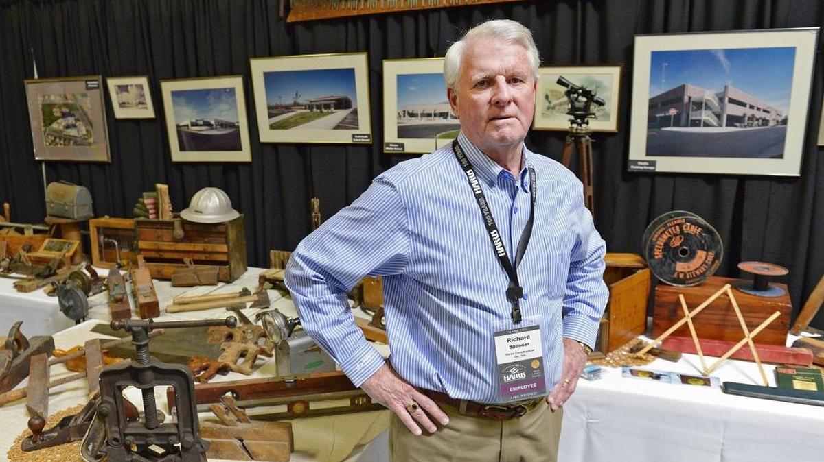 Richard Spencer is seen in the museum at the Harris Construction headquarters in a file photograph. The Fresno developer and contractor was one of the Fresno area’s top campaign contributors this year.