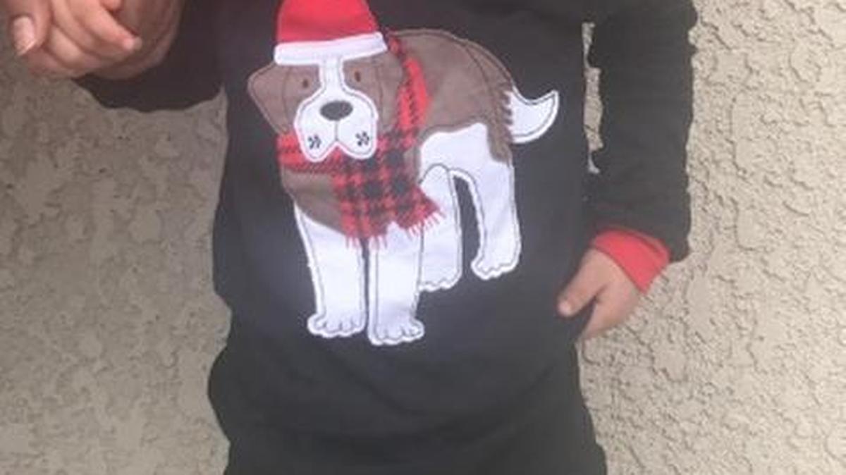 Fresno police are trying to find the parents of this toddler, who was discovered wandering Thursday morning near North Abby Street and McKenzie Avenue.