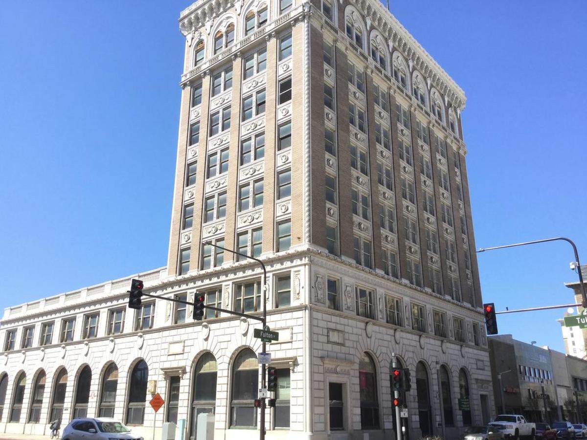 Developer Tom Richards plans on undertaking an extensive renovation and expansion of the historic Bank of Italy building at Fulton and Tulare streets once he has commitments to lease about half of the square footage. Richards bought the building in late 2009.