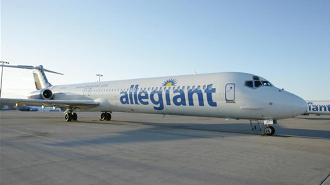 
An Allegiant Air plane is shown in this undated handout photo.
