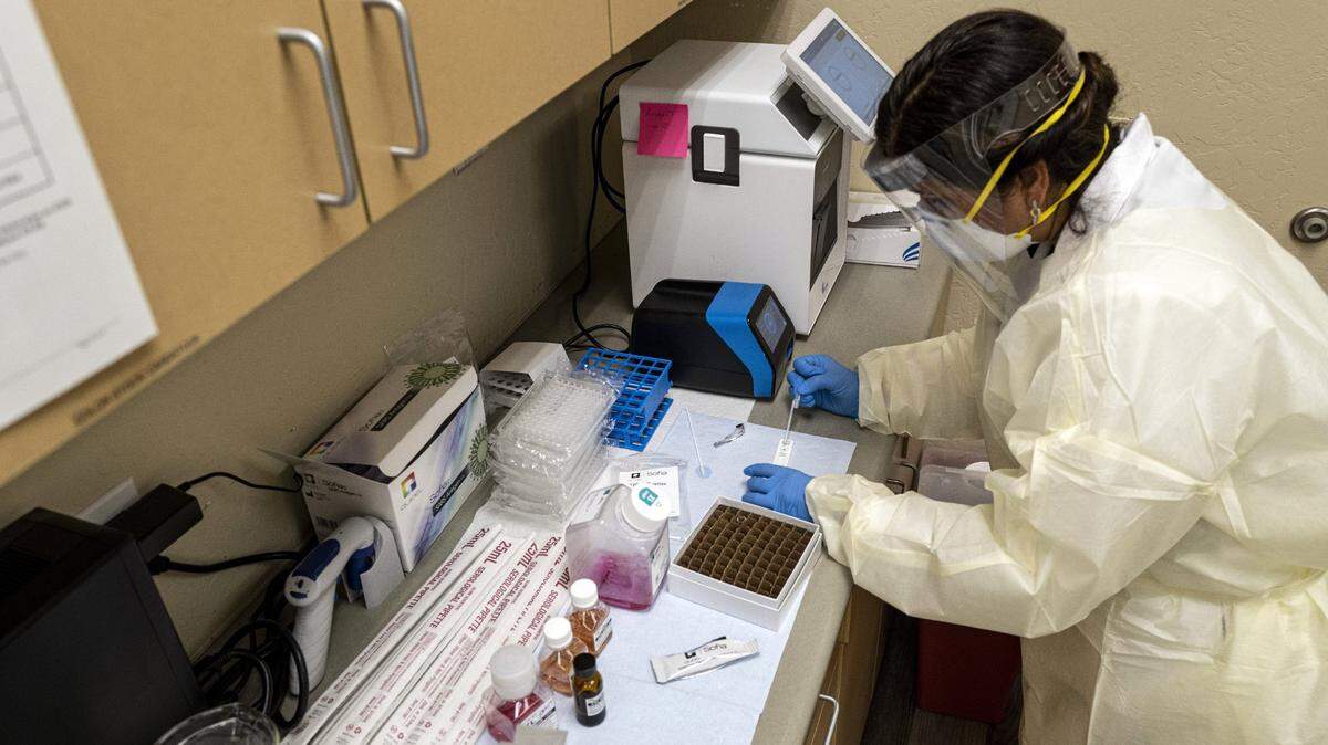 Dr. Anita Kohli, the director of research at Arizona Clinical Trials and an investigator for both the Eli Lilly and Regeneron trials, at a monoclonal antibody clinical trial site in Mesa, Ariz., on Wednesday, Aug. 12, 2020.