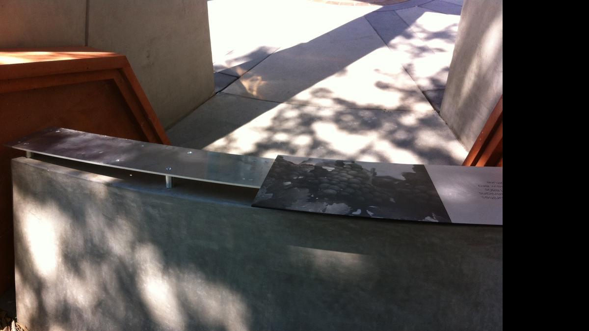 
A metal panel was removed last week from the Armenian genocide monument at Fresno State. University officials said they plan to have it re-installed next week. 
