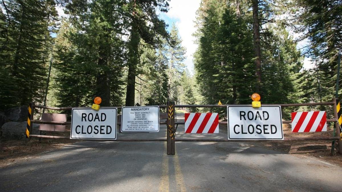 Tioga Road and Glacier Point Road in Yosemite National Park will be closed Sunday ahead of a storm that is expected to pass through the park overnight Sunday and into Monday, the Park Service announced.