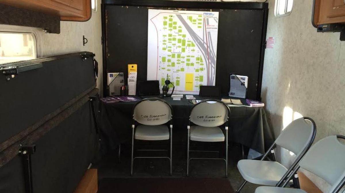 Inside the Neighborhood Revitalization Team’s new mobile command post that brings city workers to residents.