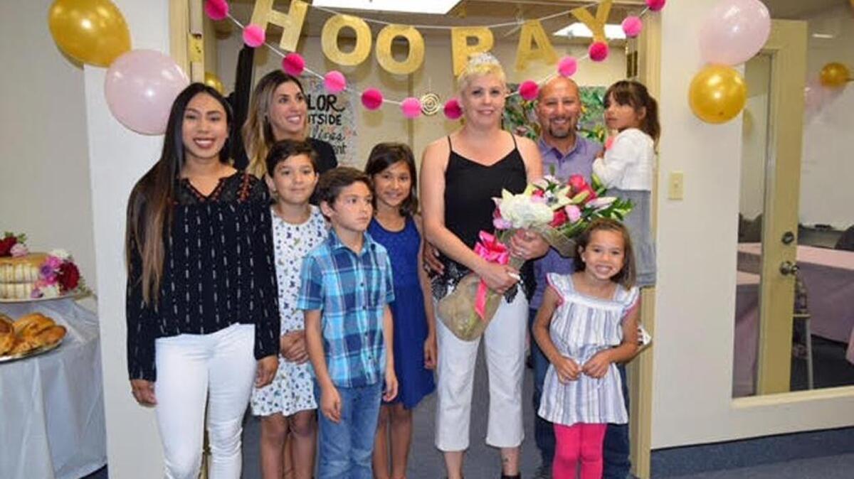 Ronica Reyes is the 2017 Fresno County Mother of the Year. Here she is shown with her family.