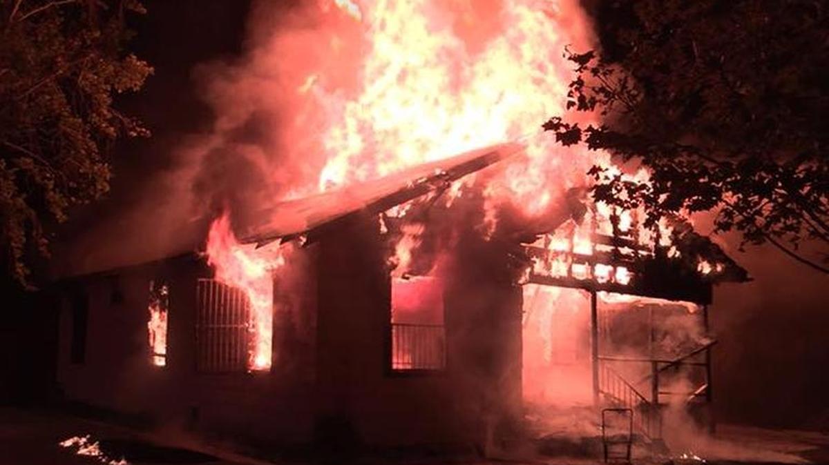 
Three people were displaced when a home in southeast Fresno caught fire early Sunday, Sept. 20, 2015. Fresno Fire Department crews were on scene for more than two hours extinguishing the fire and mopping up. 
