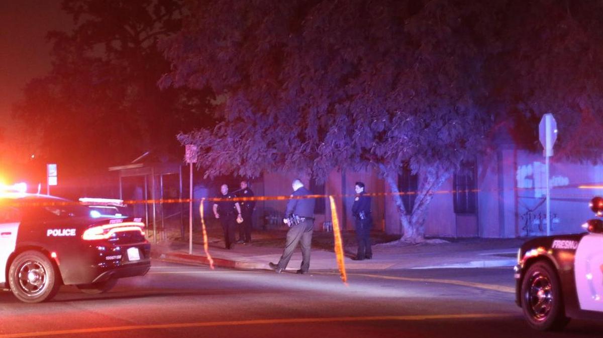 Three people were shot in the 300 block of North San Pablo Avenue in central Fresno.