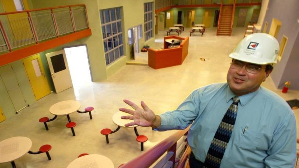 Rick Chavez, pictured here when the Fresno County Juvenile Justice Center was under construction. He was placed on administrative leave from his probation chief post by Fresno County judges in April.