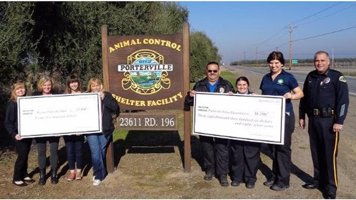 The Porterville Police Department received donations from two anonymous donors.