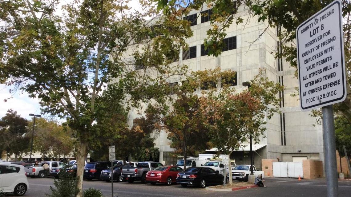 A parking lot at Merced and L streets in downtown Fresno, behind an existing Fresno County Jail building, will be the site for a new $81.8 million, 300-bed jail annex.