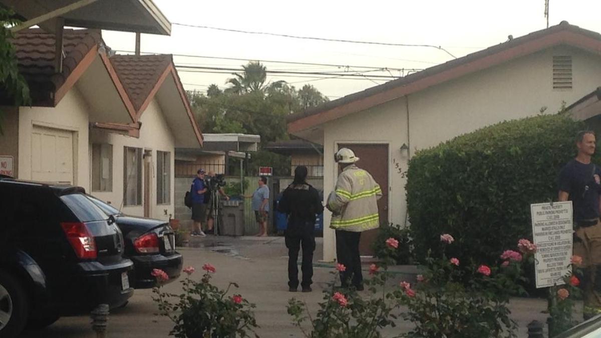 A smoking rag may have caused a roof fire at a housing complex on Austin Way in central Fresno on Thursday evening.