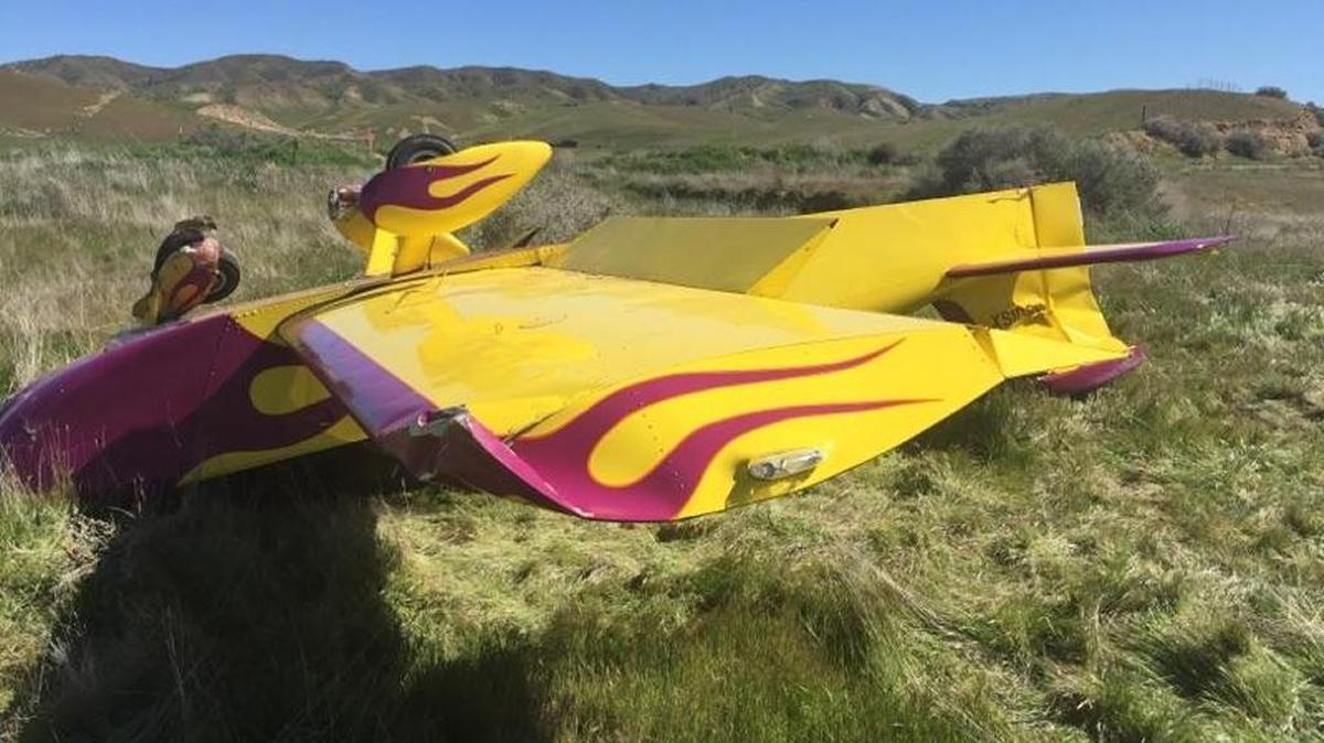 A small plane crashed in Mercy Hot Springs Wednesday morning. The pilot was not seriously hurt.