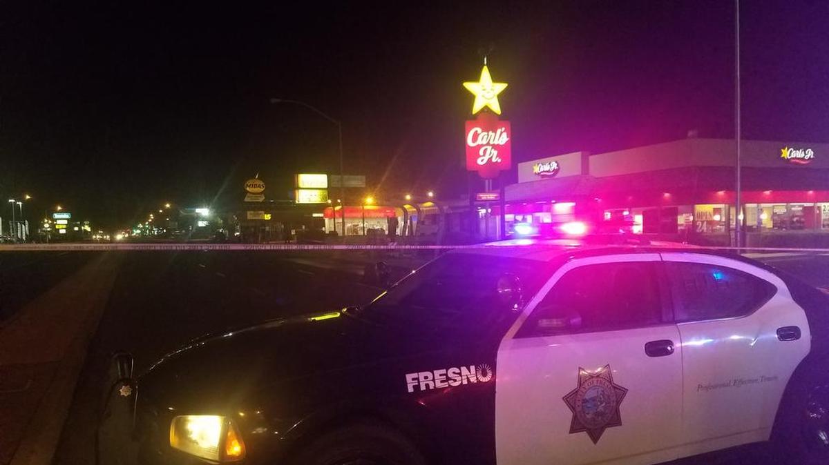 Fresno police have blocked off the southbound lanes of Blackstone Avenue at Griffith Way while they investigate an accident involving a car and a bicyclist.
