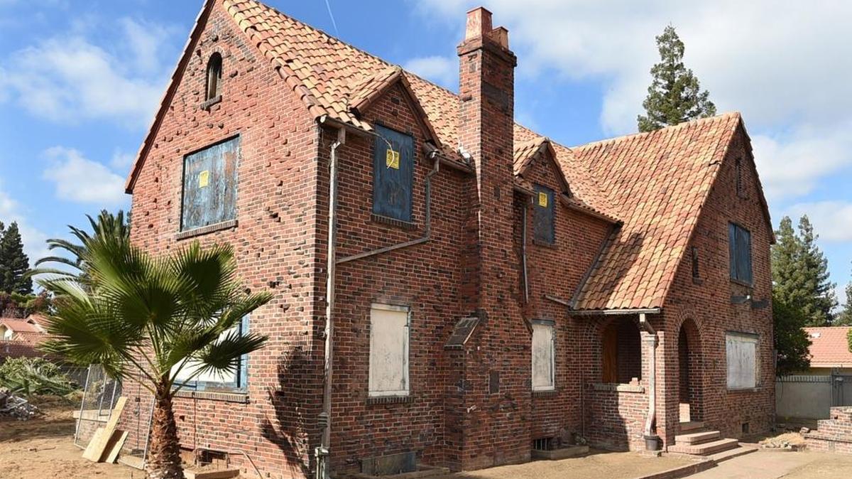 The historic Frank J. Craycroft house, built in 1927, on Palm Avenu just north of Sierra.