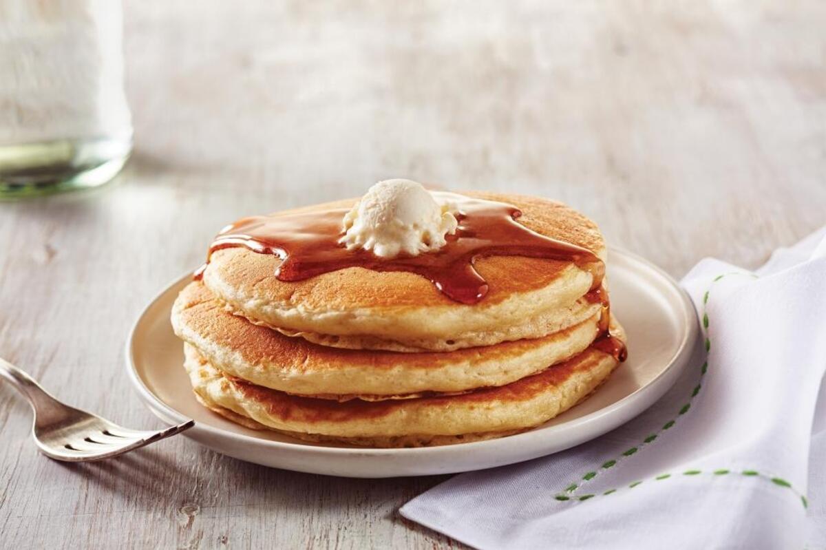 IHOP is giving away a short stack of pancakes on National Pancake Day, which this year is Tuesday, Feb. 27.