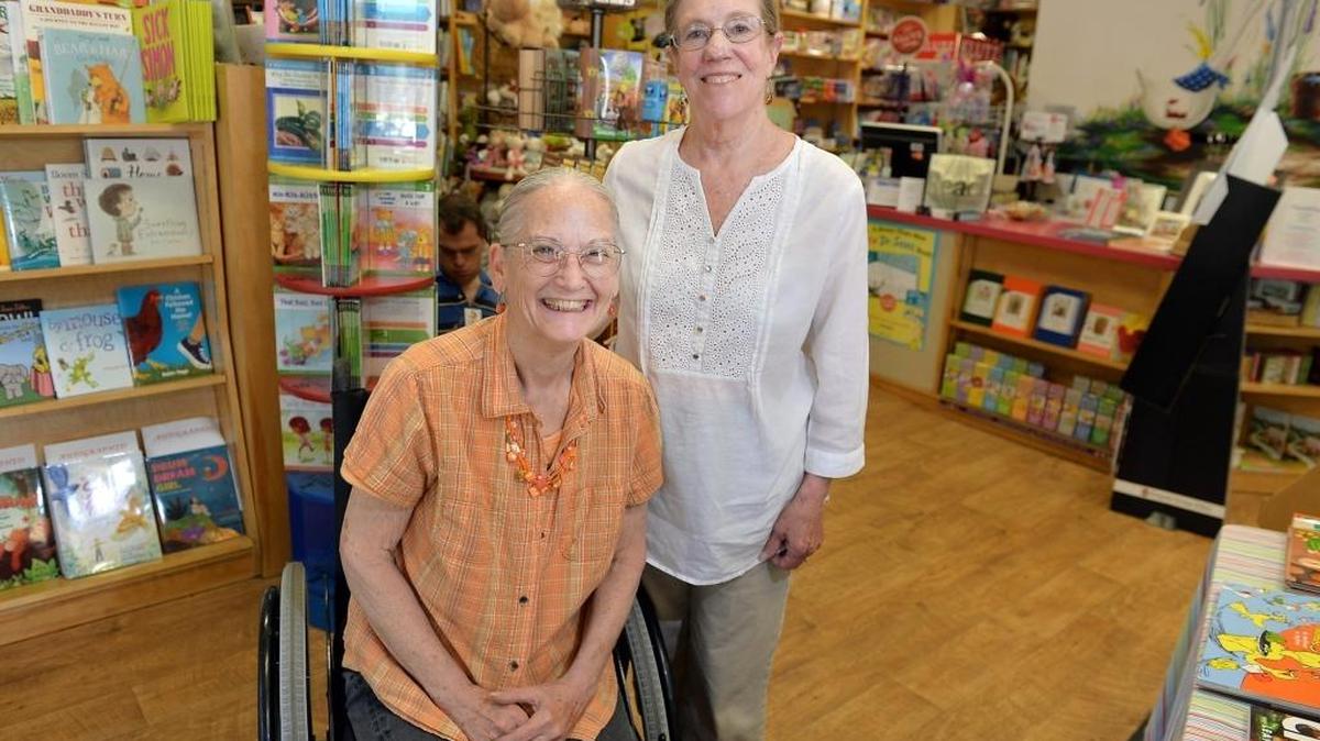 Petunia’s Place co-owners Debbie Manning, left, and Jean Fennacy inside the store on North Palm Avenue in Fresno in 2015.