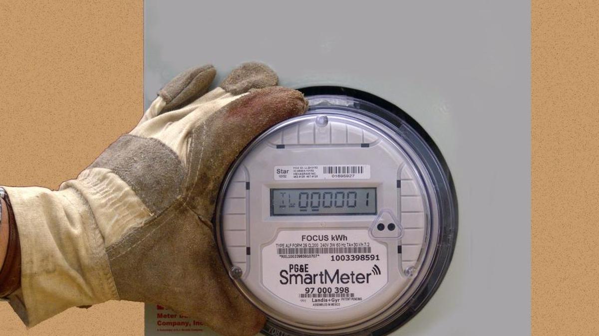 The PG&E SmartMeter is shown in this undated handout photo.