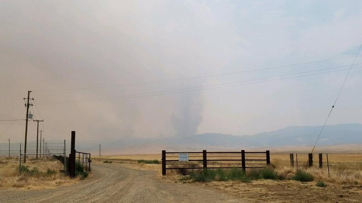 The Garza Fire in western Kings County, near Avenal, has burned through more than 14,000 acres since it began on Sunday. Cal Fire said it is only 17 percent contained.
